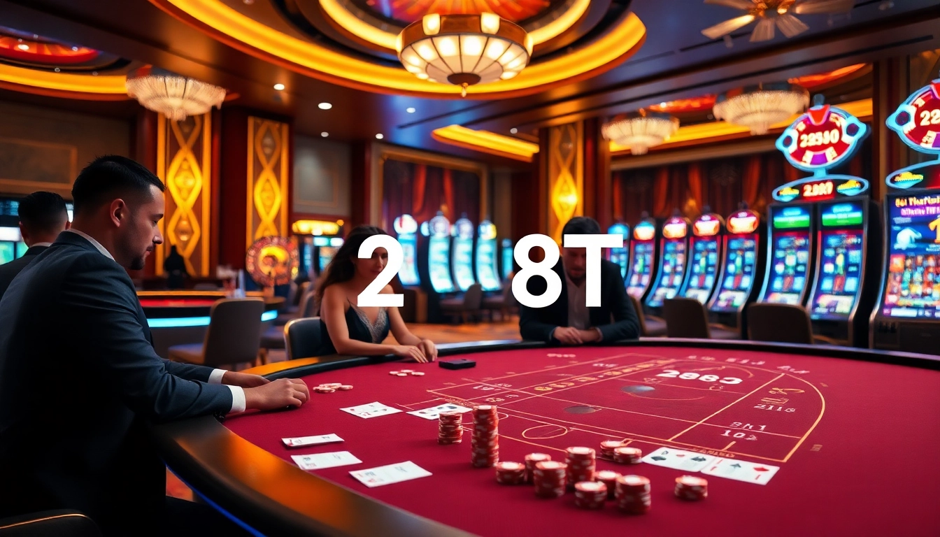 Experience the excitement of 288T through engaging casino games and a luxurious gambling environment.