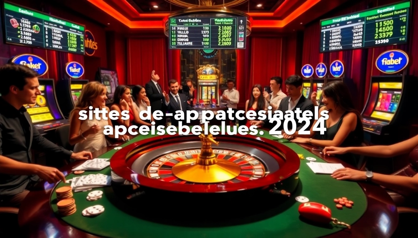 Experimente a emoção em plataformas de apostas confiáveis com sites de apostas confiáveis 2024 em uma cena de cassino luxuoso.