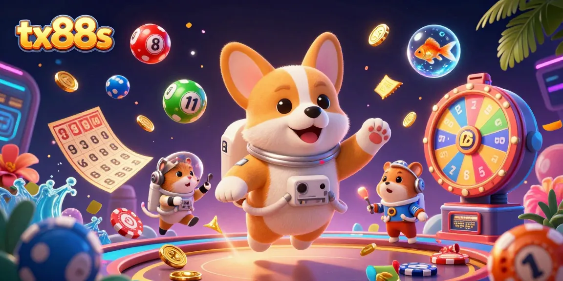 Experience tx88s with vibrant games and fun characters like the astronaut corgi in a thrilling casino adventure.