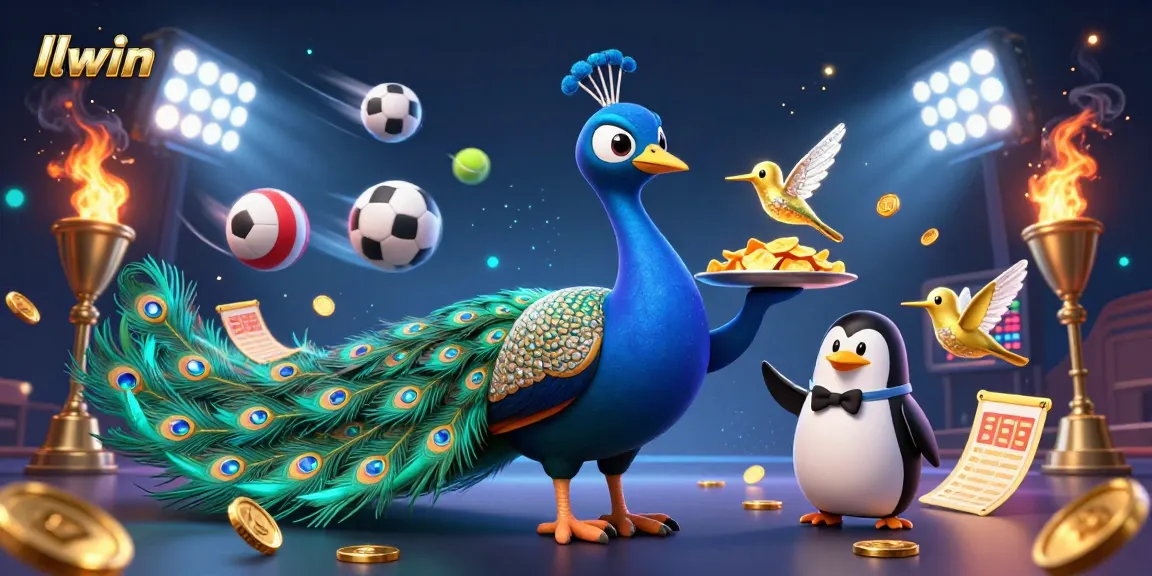 Experience thrilling gaming at llwin with a vibrant casino scene featuring interactive characters and dynamic sports elements.