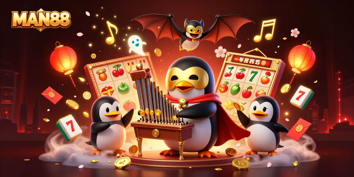 Experience the thrill of winning at MAN88 with vibrant casino fun featuring lively 3D characters and rich game elements.