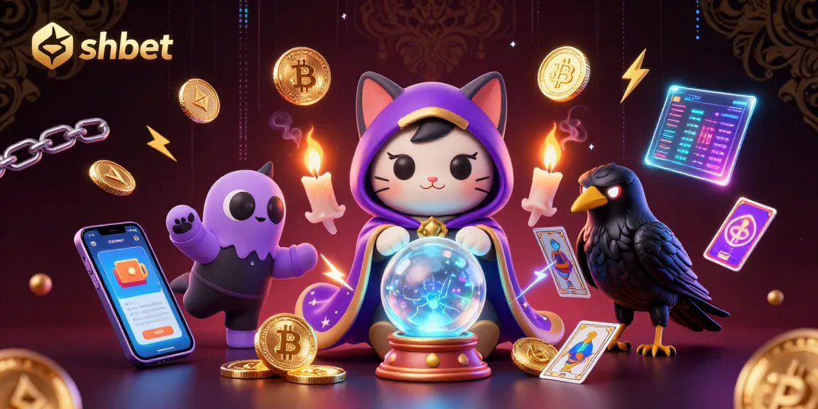 Experience the thrill of SHBET with a mystical illustration showcasing fortune tellers and vibrant gaming elements.