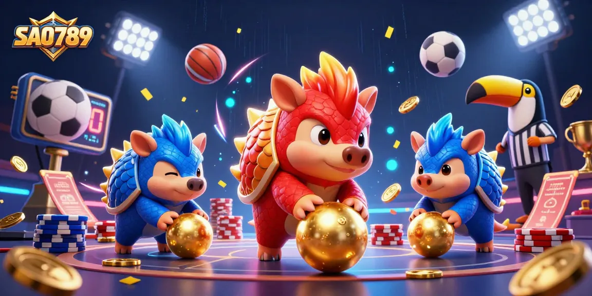 SAO789 brings excitement to gaming through dynamic pangolin rivals bowling poker chips.