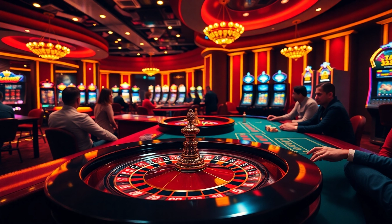 Engaged players enjoying a lively table at https://7hh.br.com/, showcasing a vibrant casino atmosphere.