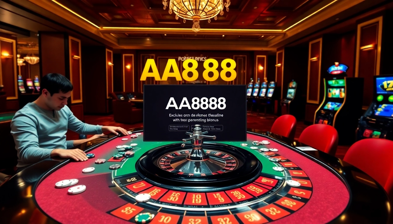 Experimente uma jogabilidade emocionante no AA888 Casino com roleta, pôquer e bônus exclusivos.