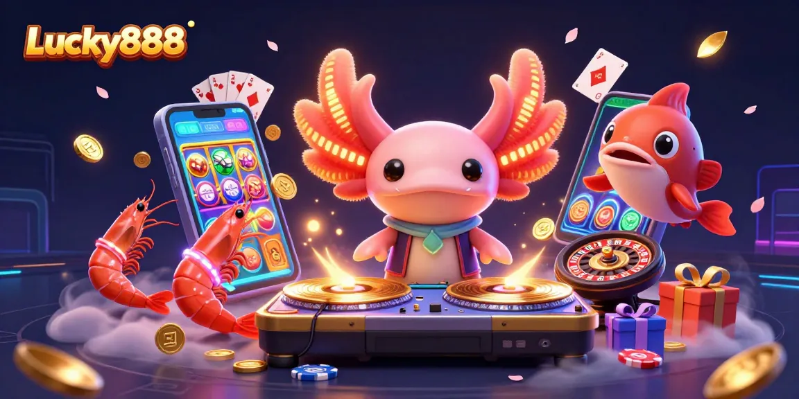 Experience thrilling gameplay at Lucky888 with 3D casino characters and dynamic gambling elements.
