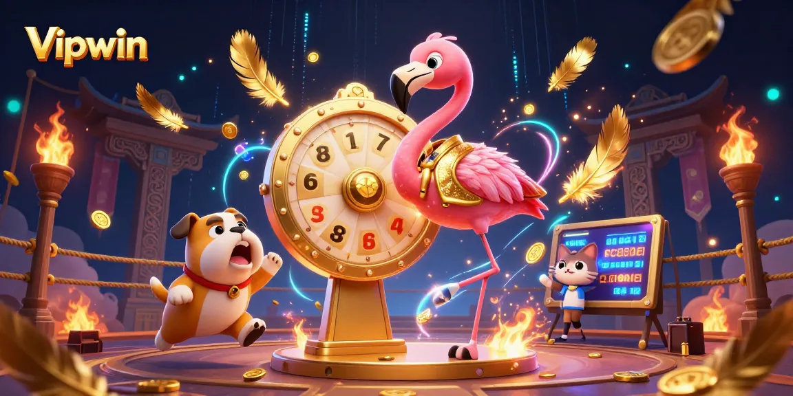 Engage with thrilling moments at Vipwin while spinning the golden prize wheel for exciting rewards.
