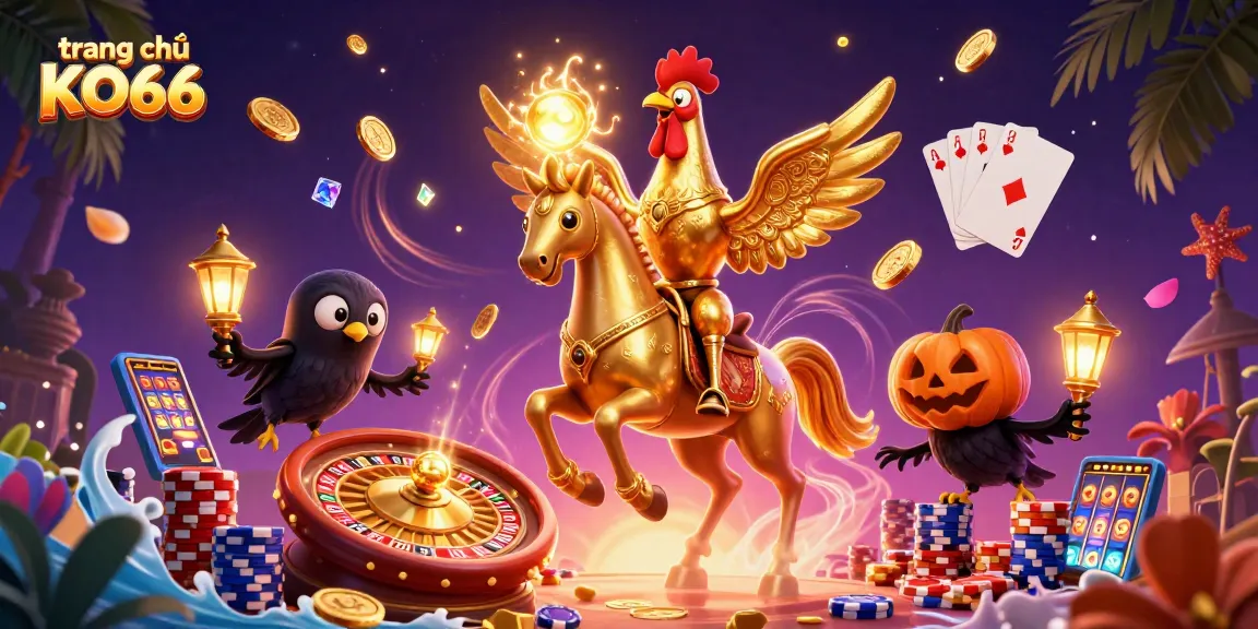 Engage with the vibrant scene at trang chủ KO66 showcasing casino excitement and golden rewards.