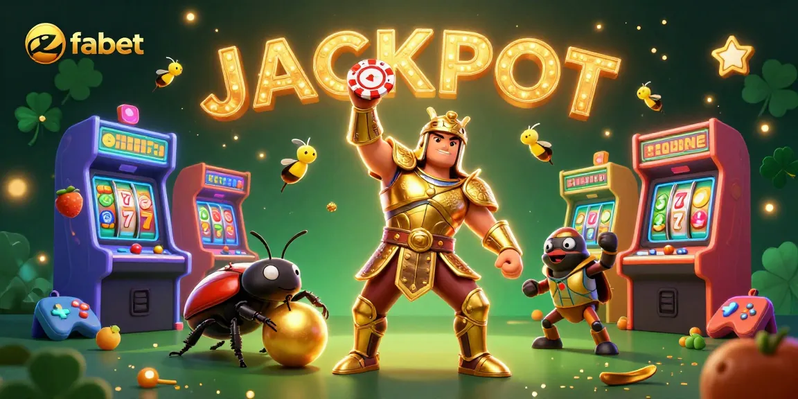 Experience fabet's winning slots in an ultra-detailed 3D cartoon illustration highlighting excitement and jackpots.