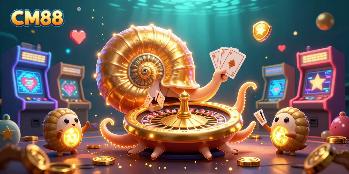 Experience CM88's dynamic gambling world with unique casino elements and vibrant characters.