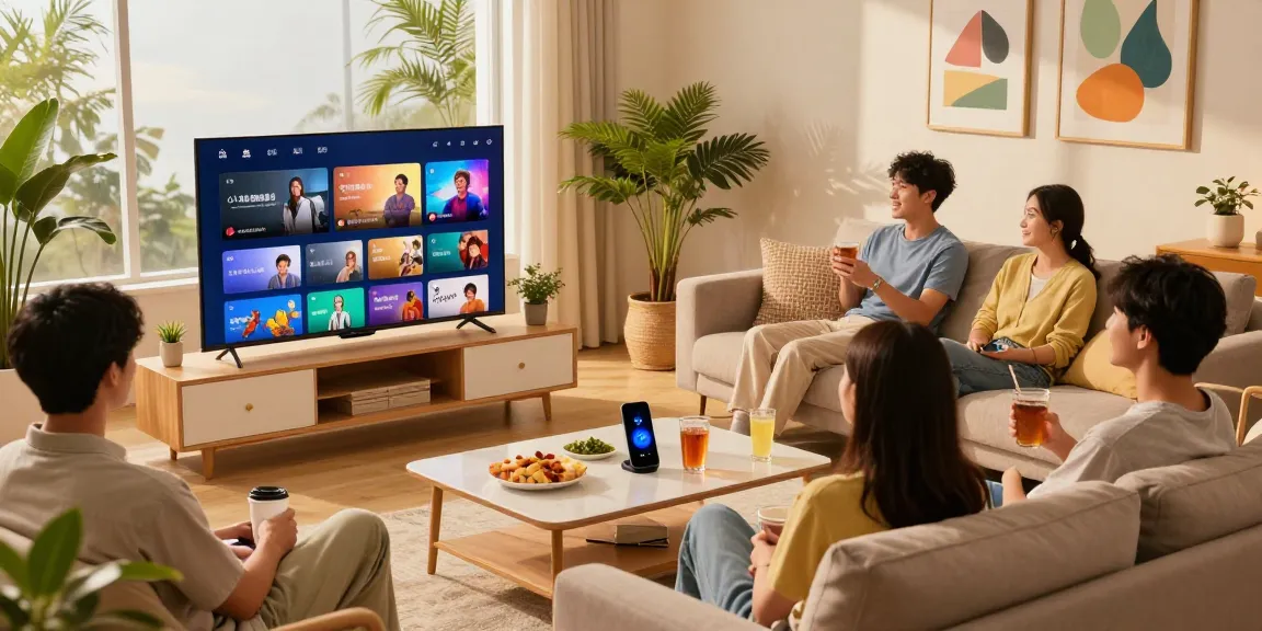 Aproveite a melhor experiência com o bestbraziliptv em uma sala de estar moderna e confortável.