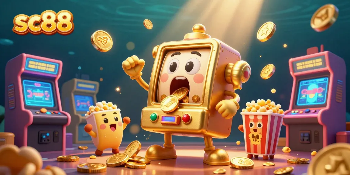 Experience the excitement at sc88 with joyful slot machines celebrating a big jackpot win.
