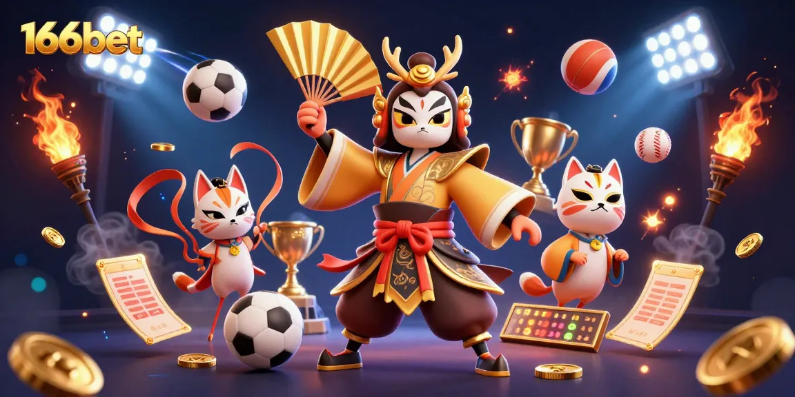 Experience the thrill of 166bet with a dynamic casino scene full of vibrant game elements and characters.