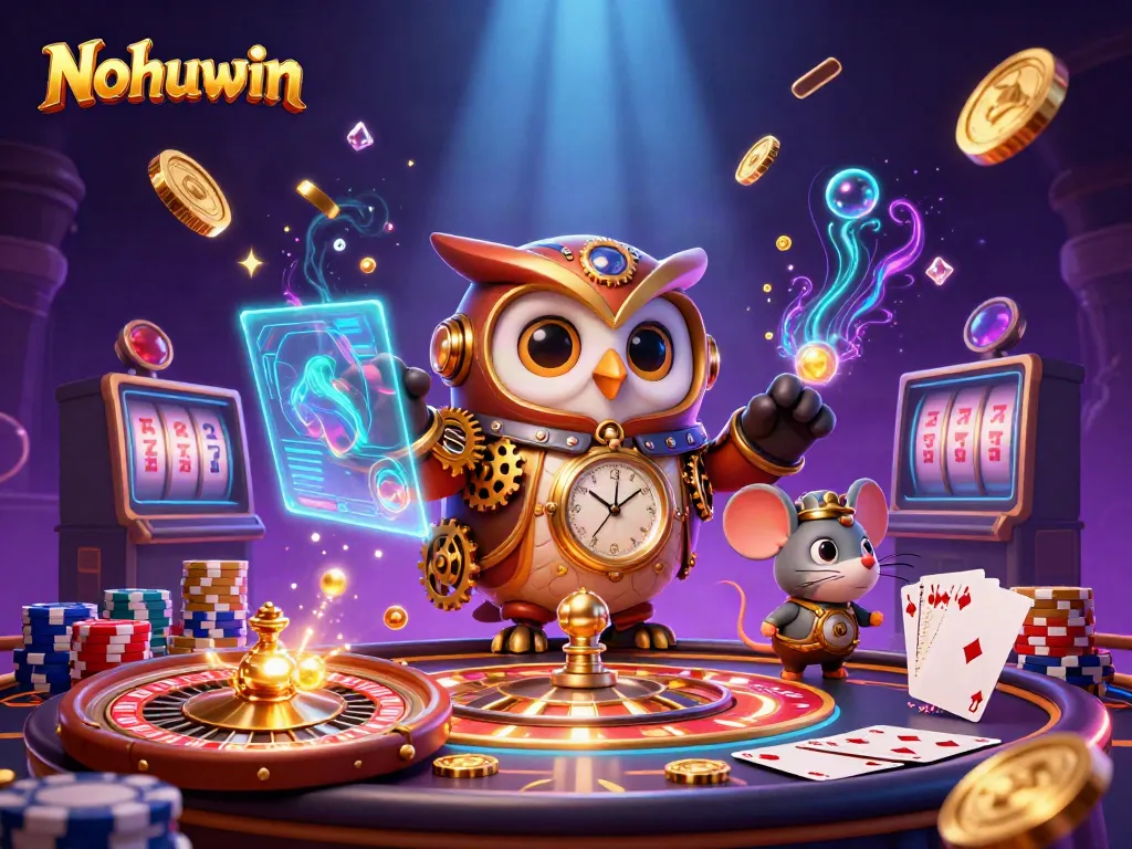 Experience thrilling gameplay at Nohuwin with vibrant casino elements and dynamic winnings.