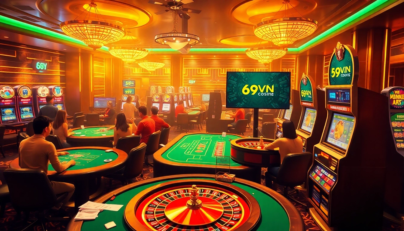 Experience the thrill of 69VN with high-stakes gambling at a luxurious online casino.