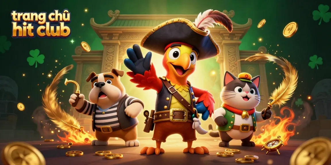 Experience wins at trang chủ hit club with pirate captain and friends among golden treasures.