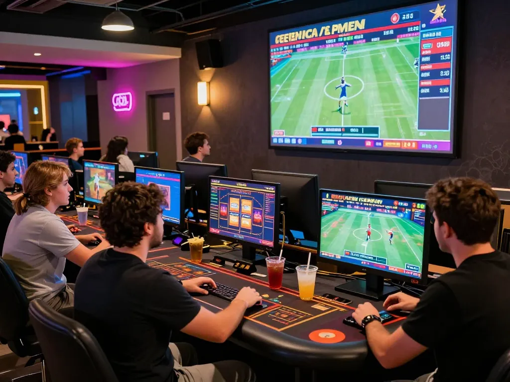 Exciting group enjoying online betting at TG88 casino platform.