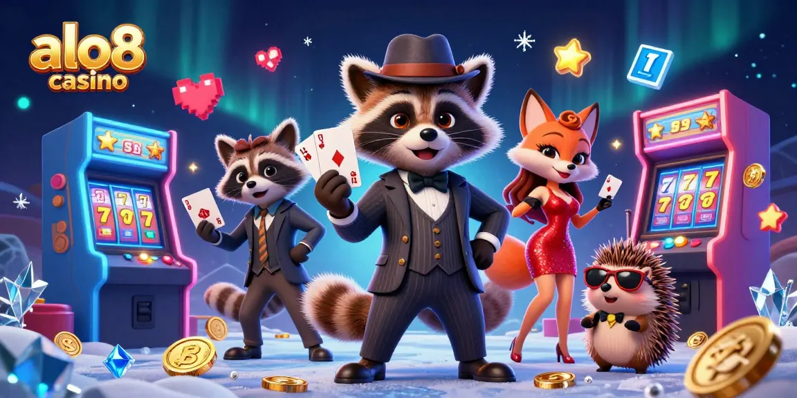Engage with exciting games at alo8 casino featuring vibrant slots and animated characters.