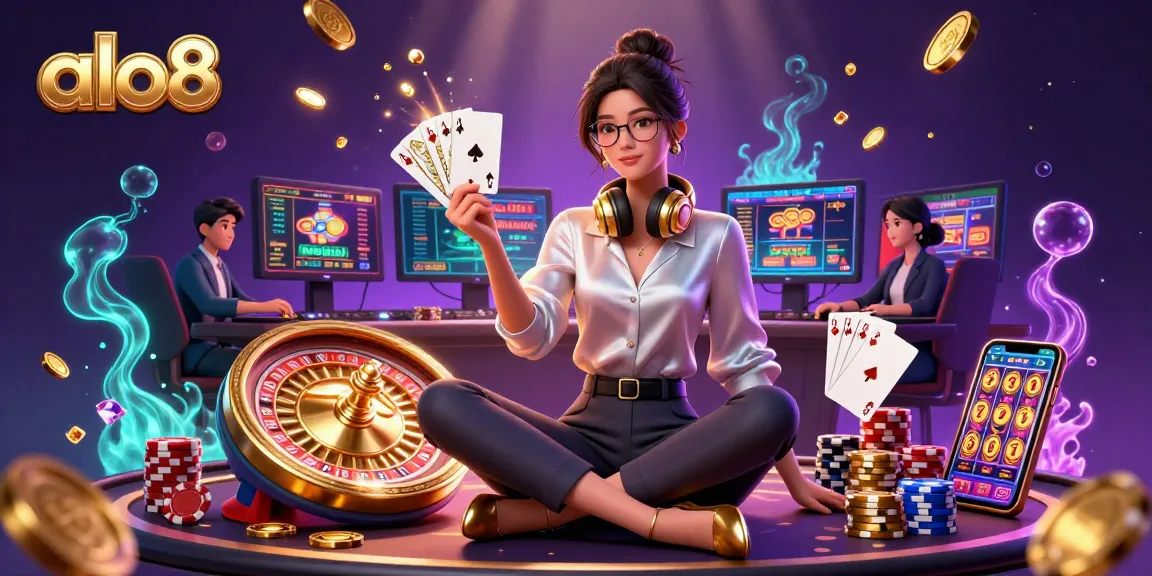 Experience thrilling gaming with alo8 featuring casino games, vibrant characters, and dynamic visuals.