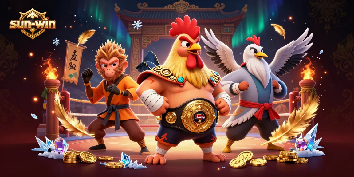 Engage in thrilling gameplay at sun-win with dynamic cartoon characters and a rich gambling atmosphere.