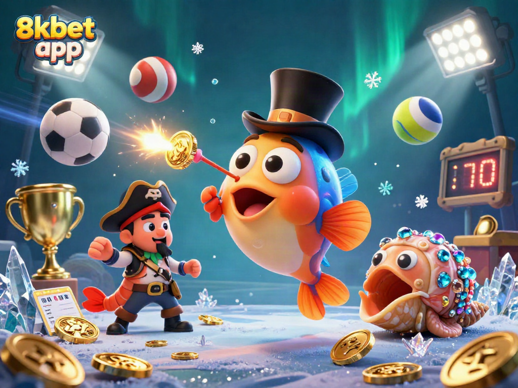 Win big with the 8xbet app in an engaging underwater casino scene full of excitement.