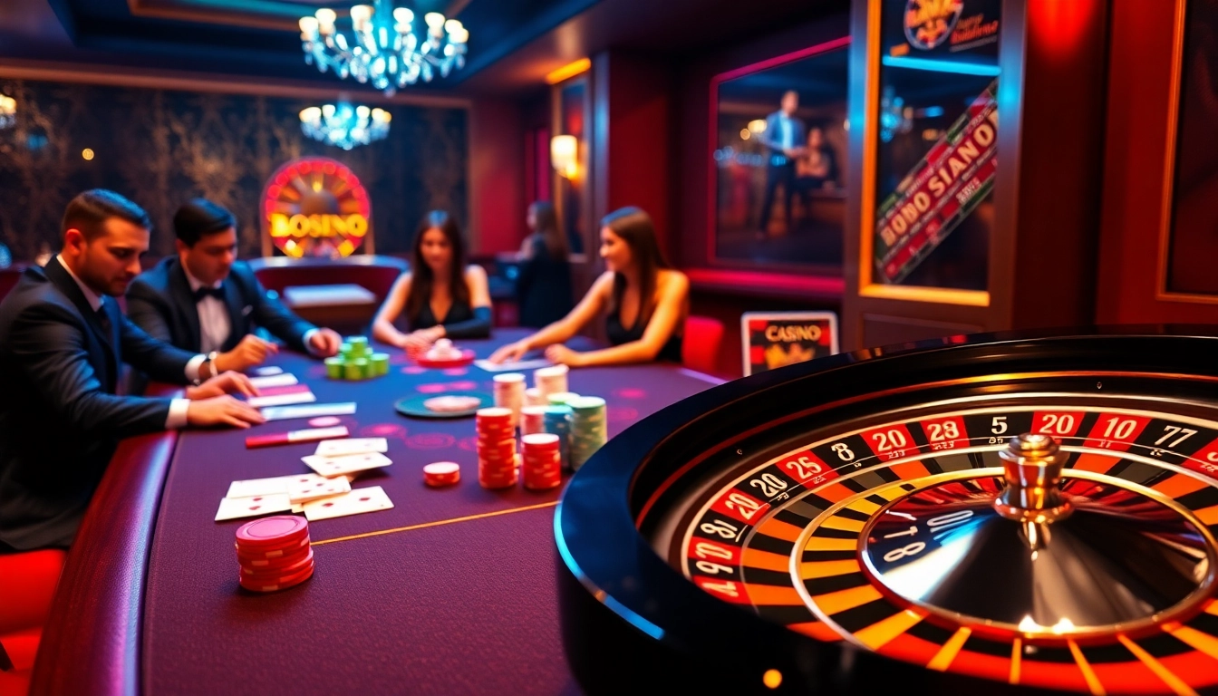 Experience seamless gaming with ทางเข้า soibet ล่าสุด on a professional poker table in a luxurious casino.
